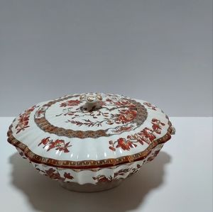 Spode indian tree covered vegetable bowl bone china english excellent condition